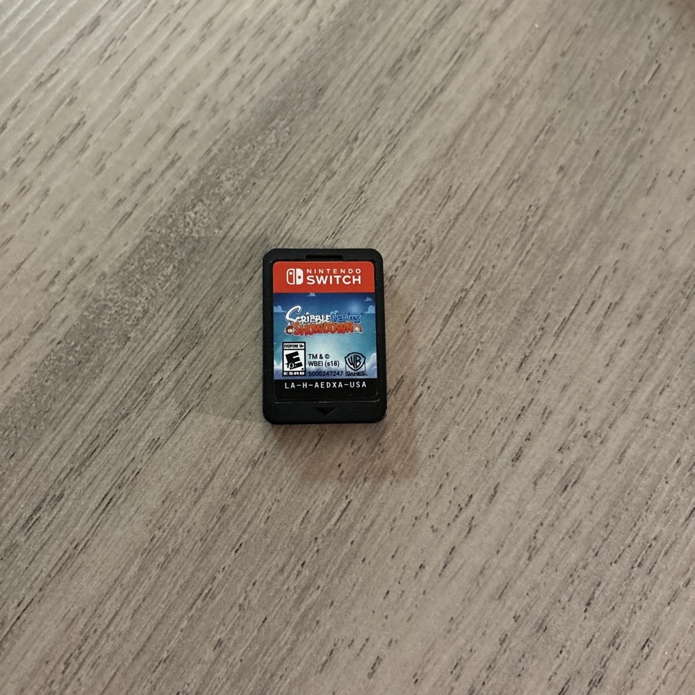 Nintendo Switch‎ Scribblenauts Game- Tested Works. No Case